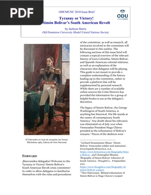 Tyranny or Victory Simon Bolívars South American Revolt