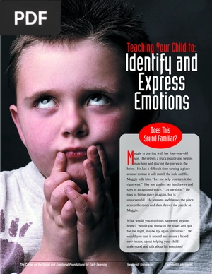 Teaching Your Child to Identify and Express Emotions (Article)
