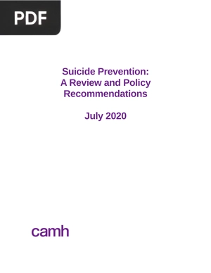 Suicide Prevention A Review and Policy Recommendations