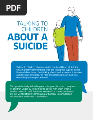 Talking to Children About a Suicide (Article)