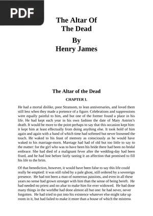 The Altar of the Dead