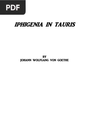 Iphigenia in Tauris