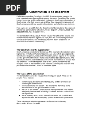 Why the Constitution is so Important (Article)