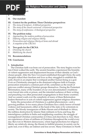 Committee to Study Religious Persecution and Liberty