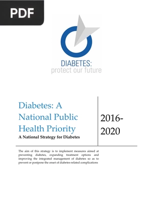 Diabetes A National Public Health Priority