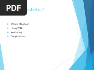 What is Diabetes (Presentation)