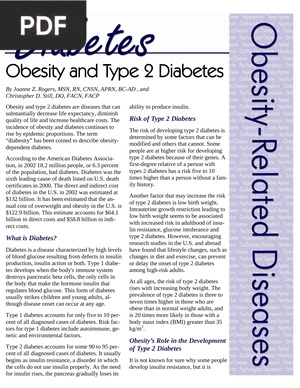 Obesity and Type 2 Diabetes (Article)
