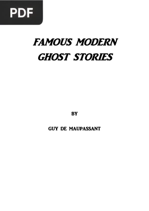Famous Modern Ghost Stories