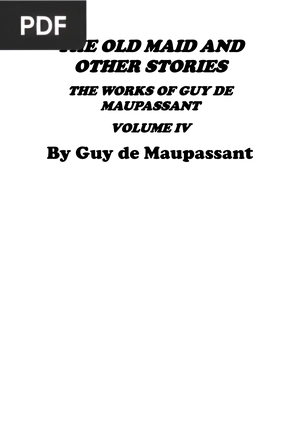 The Old Maid and Other Stories