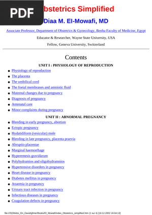 Obstetrics Simplified