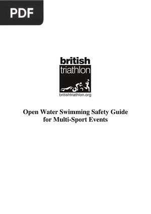 Open Water Swimming Safety Guide for Multi Sport Events