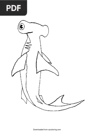 Basking Shark Coloring