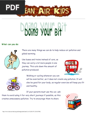 Doing your bit (Article)