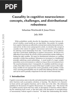 Causality in Cognitive Neuroscience: Concepts, Challenges, and Distributional Robustness