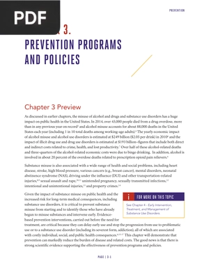 Prevention Programs and Policies