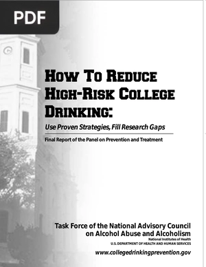 How To Reduce High-Risk College Drinking