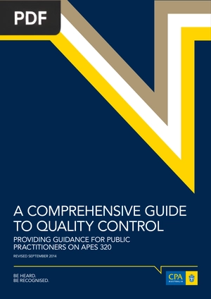 A comprehensive guide quality control