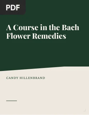 A Course In The Bach Flower Remedies