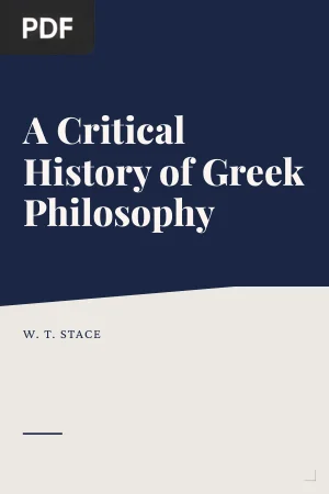 A Critical History of Greek Philosophy