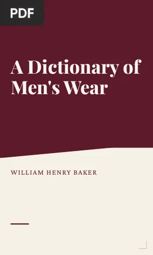 A Dictionary of Men's Wear