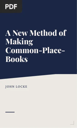 A New Method of Making Common-Place-Books
