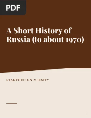 A Short History of Russia (to about 1970)