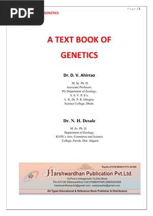 A Text Book of Genetics