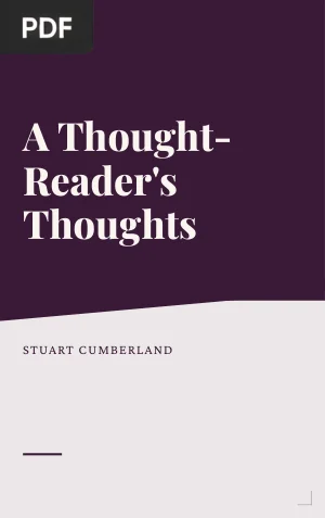 A Thought-Reader's Thoughts