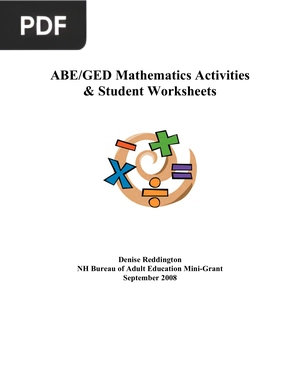 ABE-GED Mathematics Activities & Student Worksheets