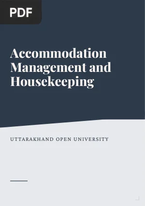 Accommodation Management and Housekeeping