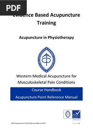 Acupuncture in Physiotherapy