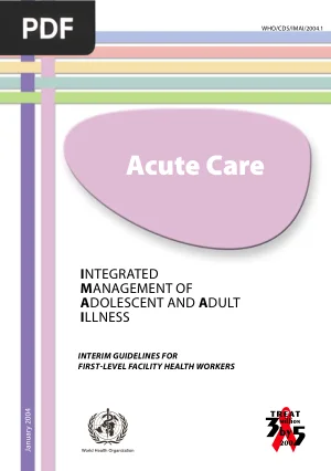 Acute Care: Integrated Management of Adolescent and Adult Illness