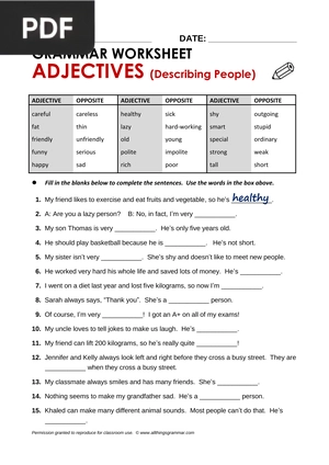 Adjective or Adverb