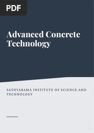 Advanced Concrete Technology
