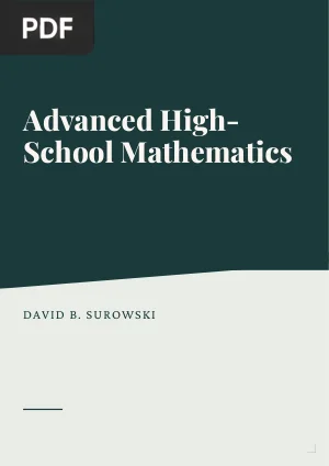 Advanced High-School Mathematics