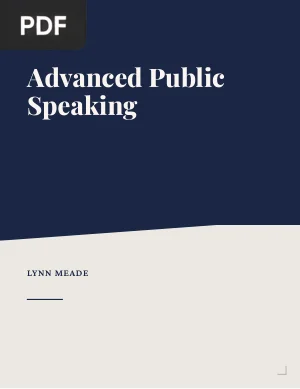 Advanced Public Speaking