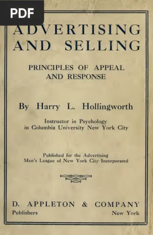Advertising and Selling: Principles of Appeal and Response