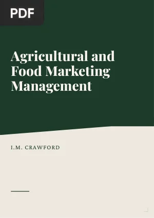 Agricultural and Food Marketing Management
