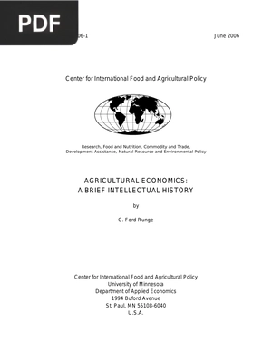 Agricultural Economics: a brief intellectual history