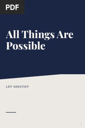 All Things Are Possible