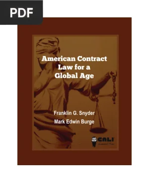 American Contract Law for a Global Age