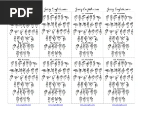 American Sign Language Printable Materials