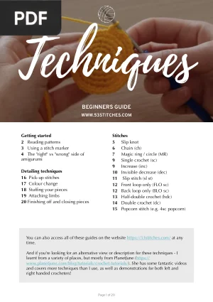 Amigurumi Techniques: Beginners Guide