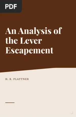 An Analysis of the Lever Escapement