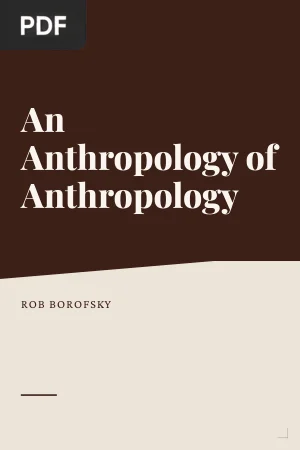 An Anthropology of Anthropology