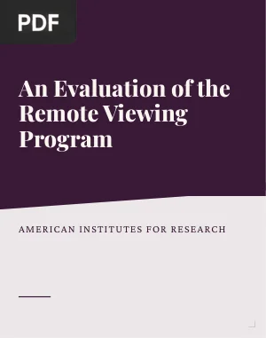 An Evaluation of the Remote Viewing Program
