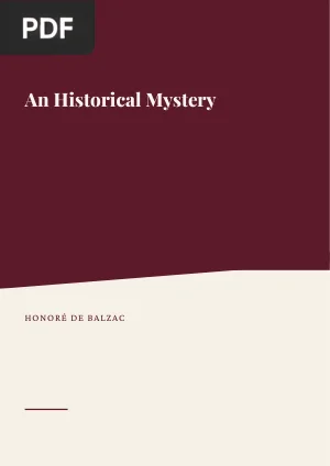 An Historical Mystery (The Gondreville Mystery)