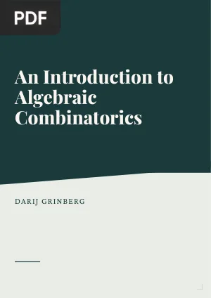 An Introduction to Algebraic Combinatorics