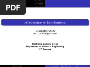 An Introduction to Basic Electronics