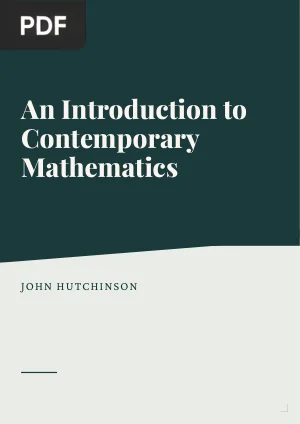 An Introduction to Contemporary Mathematics